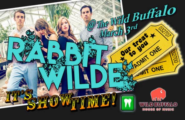Rabbit Wilde Ticket Giveaway! March 3 @ Wild Buffalo